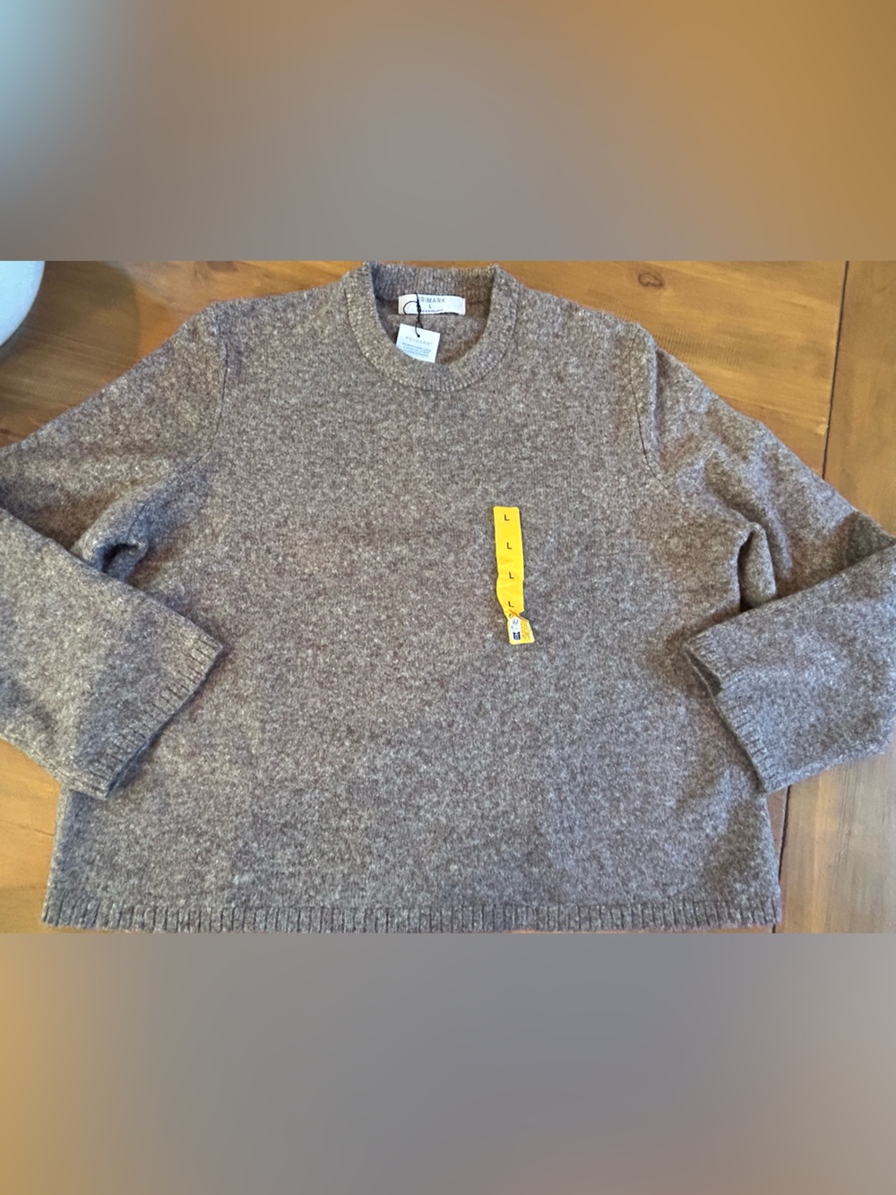 NWT Primark Brown Heather Crewneck Womens Sweater